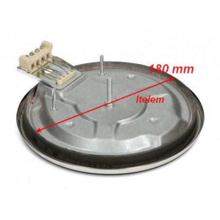 Plaque chauffante 180 mm 1500W cuisinière Béko 162951301