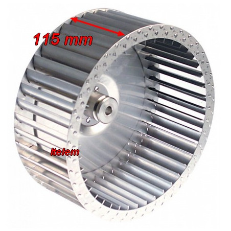 Hélice moteur ventilateur 280 mm L7ZAW4D four Küppersbusch