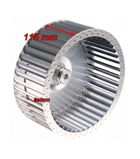 Hélice moteur ventilateur 280 mm L7ZAW4D four Küppersbusch