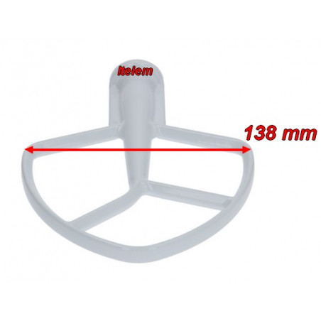 Batteur plat robot KitchenAid 138 mm K5AB