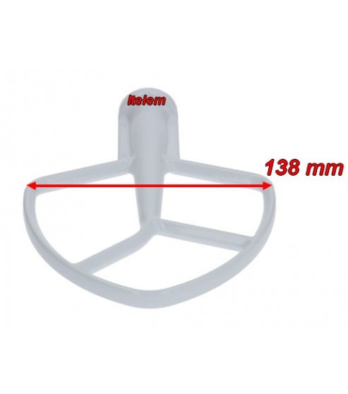 Batteur plat robot KitchenAid 138 mm K5AB