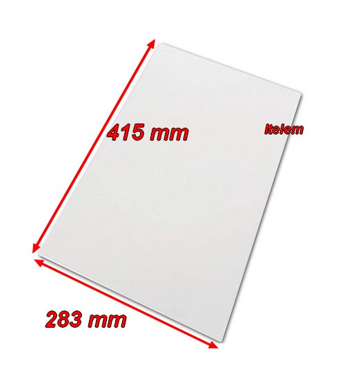 Verre intérieur intermédiaire de porte four Rosières 44003053