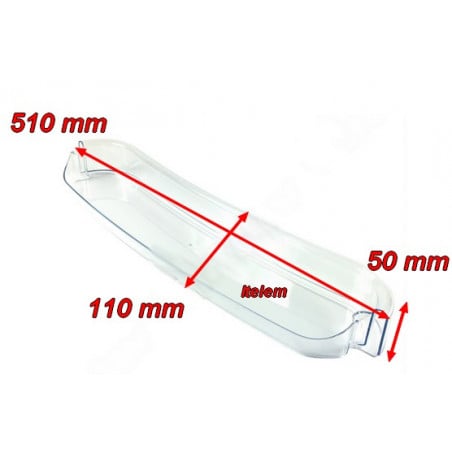 Balconnet supérieur réfrigérateur Gorenje 662141