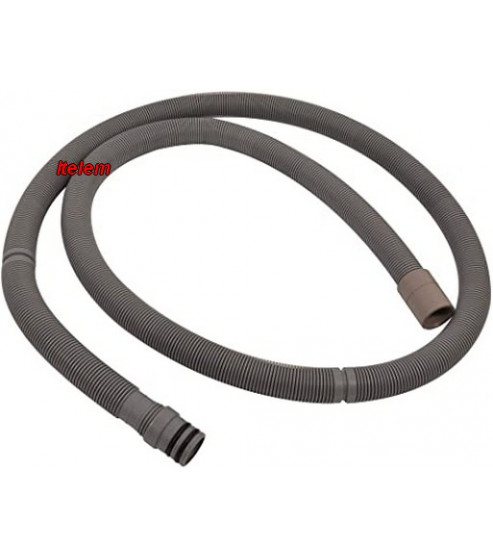INDESIT Tubo Di Scarico Per Lavastoviglie 30mm - Lunghezza 1,8m - Ricambio Originale Per Modelli IDL557S.FR2