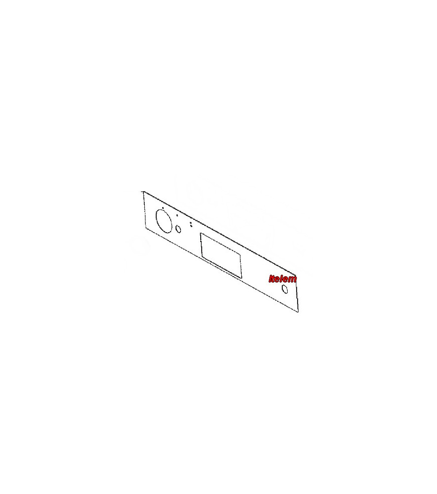 Enjoliveur de bandeau de façade lave-vaisselle Brandt