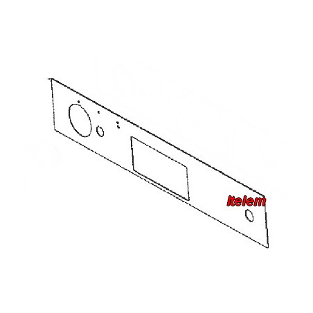 Enjoliveur de bandeau de façade lave-vaisselle Brandt