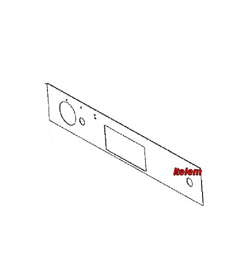 Enjoliveur de bandeau de façade lave-vaisselle Brandt