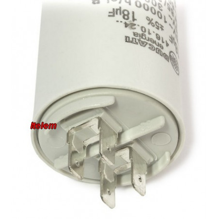 Condensateur 18 µF lave-linge Electrolux 50246552009