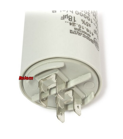 Condensateur 18 µF lave-linge Electrolux 50246552009