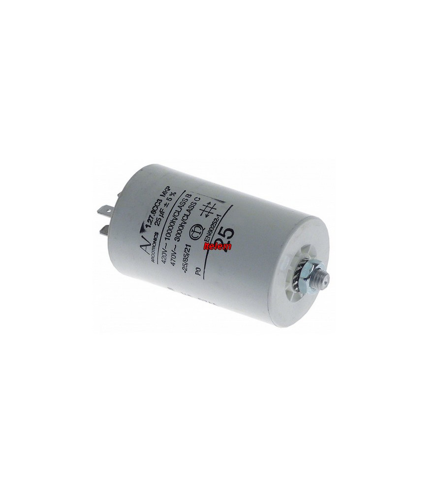 Condensateur de démarrage 25 µF lavelinge lavevaisselle Electrolux — free download