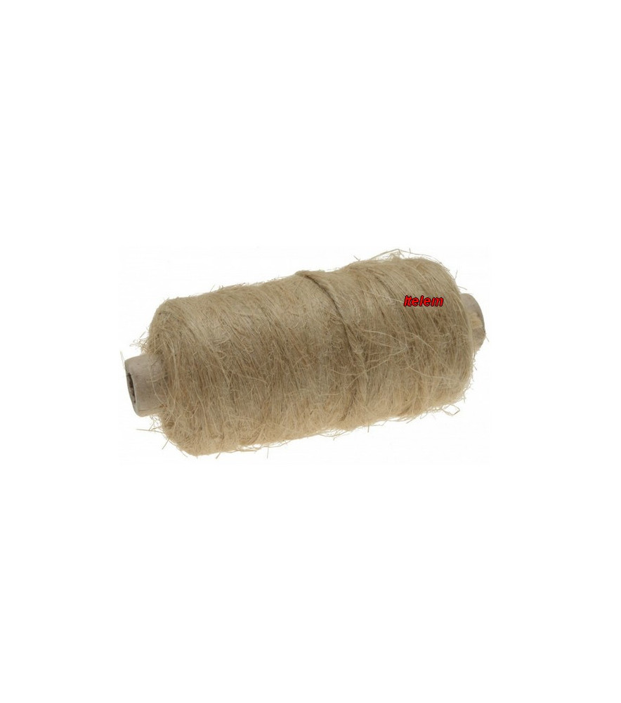 Bobine fil de chanvre fin (80g)