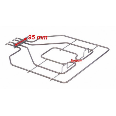 Résistance de grill voûte four Bosch 00684722