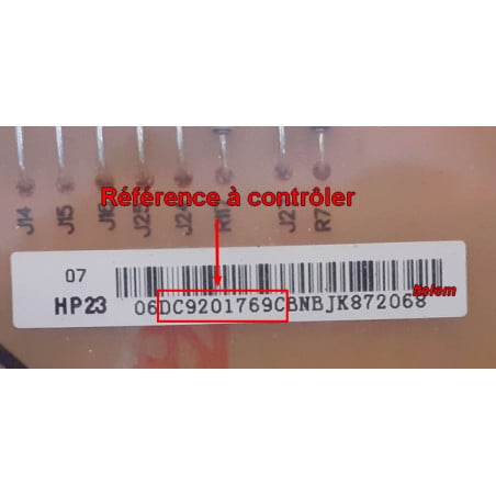 Module électronique de puissance lave-linge Samsung DC92-01769C
