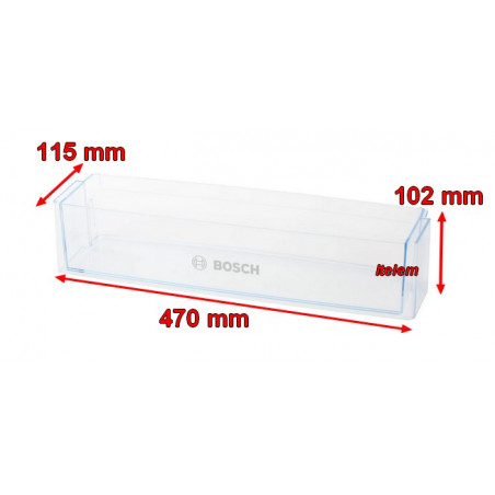 Balconnet porte-bouteilles pour réfrigérateur Bosch 00664286