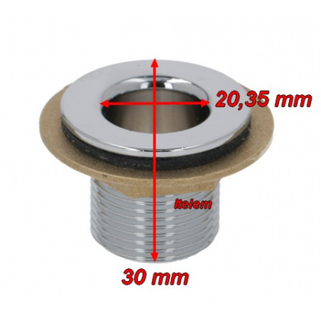 Bonde de vidange complète lave-vaisselle table-chaude Rubinetterie Del Friuli 01703304