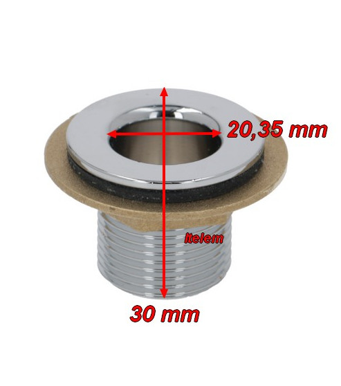 Bonde de vidange complète lave-vaisselle table-chaude Rubinetterie Del Friuli 01703304