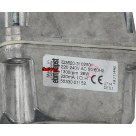 Moteur de ventilateur ebmpapst iQ3620 55330.01152