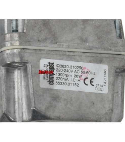 Moteur de ventilateur ebmpapst iQ3620 55330.01152