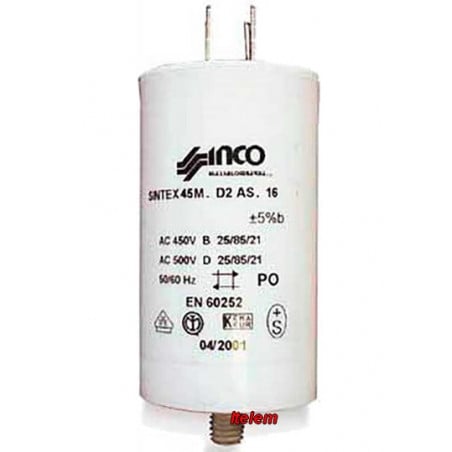 Condensateur 6.3 µF Hotte Electrolux 50253928001