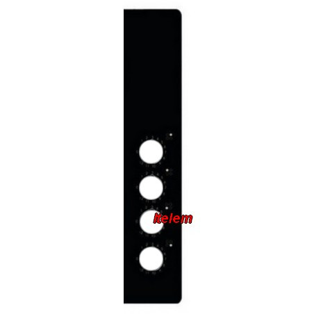 Dessus verre vitrocéramique table cuisson Whirlpool 481010656096