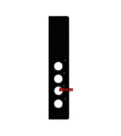 Dessus verre vitrocéramique table cuisson Whirlpool 481010656096