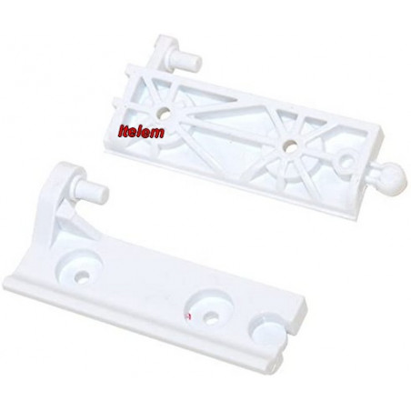 Kit charnières portillon freezer réfrigérateur Whirlpool 481931023712