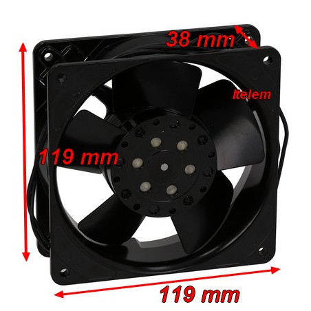 Ventilateur axial 4656ZWU fourneau vitrocéramique MKN