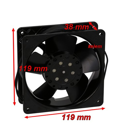 Ventilateur axial 4656ZWU fourneau vitrocéramique MKN