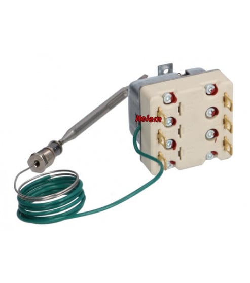 Thermostat De Sécurité Lincat TH61 Pour Friteuse - Haute Limite 230°C, 3 Pôles, 6 Bornes