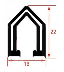 Joint de porte four Thirode 680x600mm