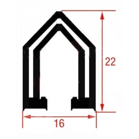 Joint de porte four Thirode 680x600mm
