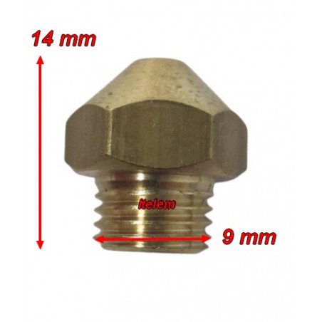 Injecteur gaz fourneau 9 mm x 14 mm Ambassade 65INJ135