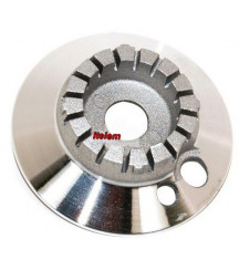 Couronne de brûleur foyer auxiliaire plaque de cuisson Smeg 870650444