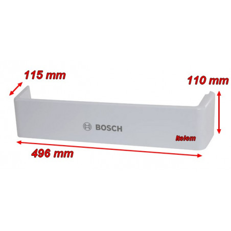 Balconnet porte-bouteilles réfrigérateur Bosch 00660810
