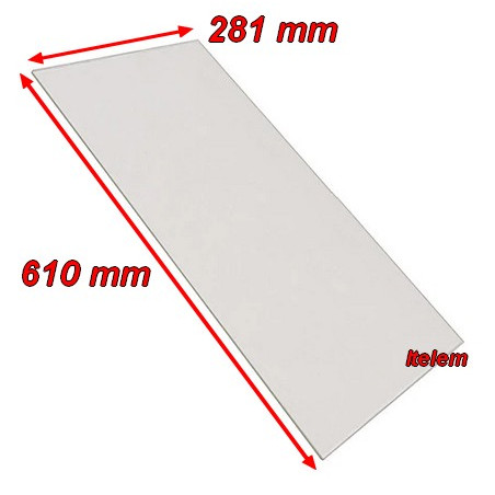 Vitre intérieure de porte four Bompani M00379013