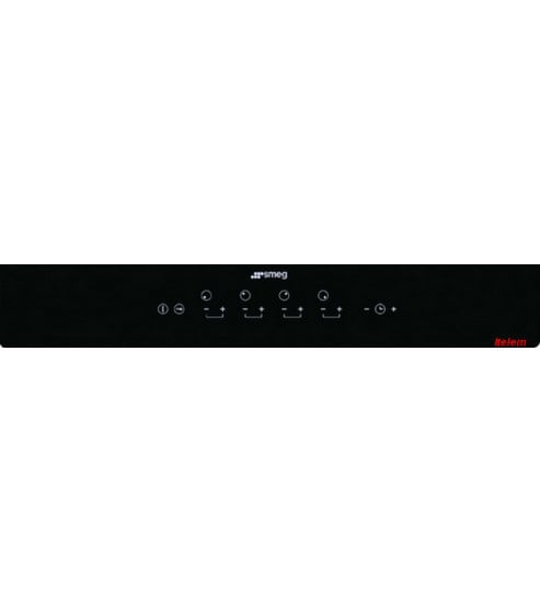 Dessus verre vitrocéramique table de cuisson Smeg 695615915