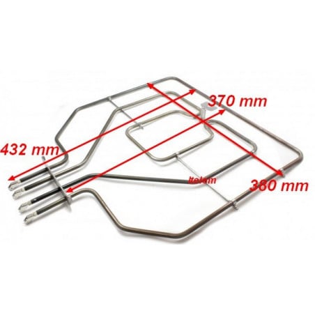 Résistance grill voûte four Siemens 00773539