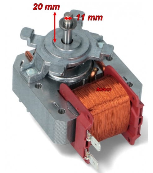 Moteur Ventilateur à air chaud PLASET C20X0E01 PIECE D'ORIGINE