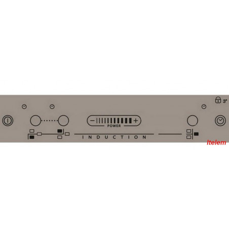 Dessus verre vitrocéramique table induction Whirlpool C00502928
