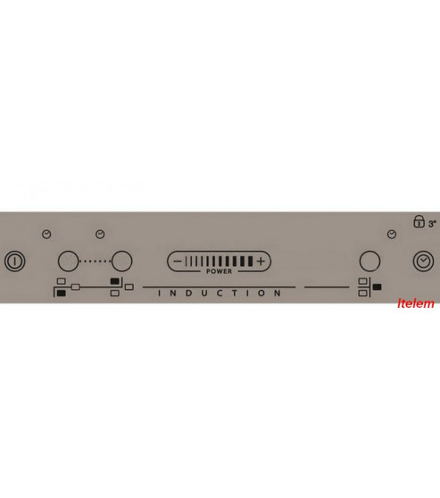 Dessus verre vitrocéramique table induction Whirlpool C00502928