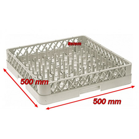 Panier à vaisselle carré lave-vaisselle professionnel 500 x 500 mm Z655302000