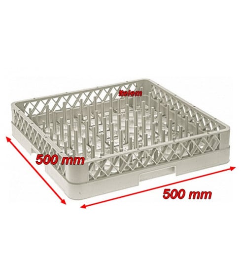 Panier à vaisselle carré lave-vaisselle professionnel 500 x 500 mm Z655302000