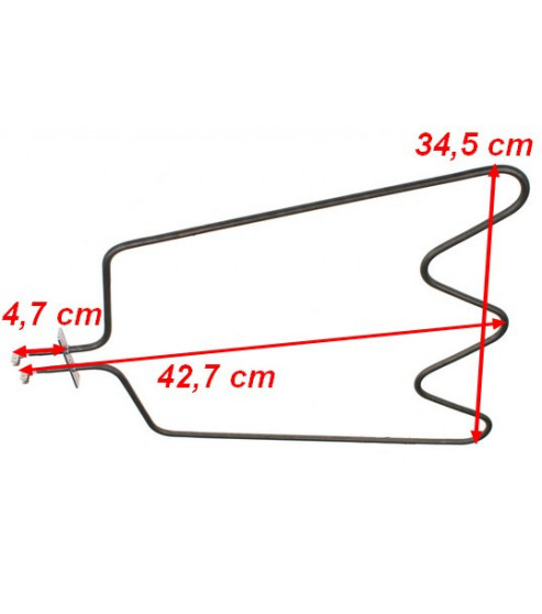 Résistance sole four Whirlpool 480121101147