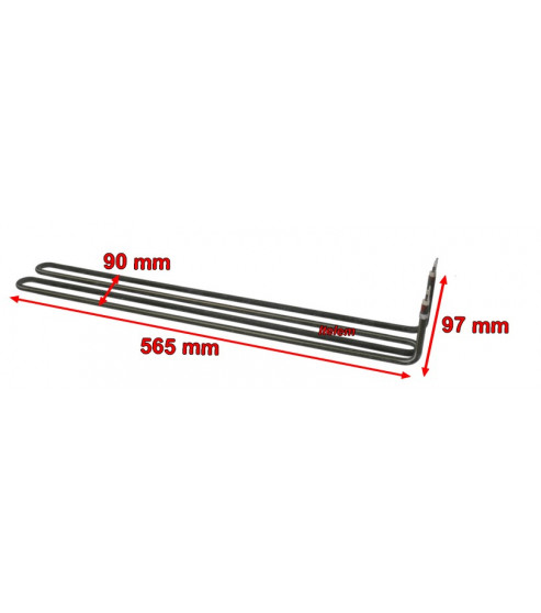 Résistance 2200W plaque à snaker Zanussi771985003774
