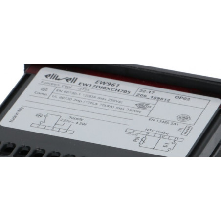 Régulateur Eliwell EW17DI0XCH705 Technodom EW961