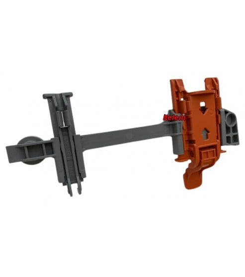 Support gauche avec roulettes panier supérieur lave-vaisselle Ariston C00534263