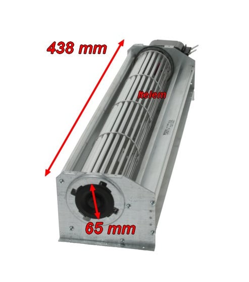 Ventilateur tangentiel 420mm droite armoire négative Seda 1528910
