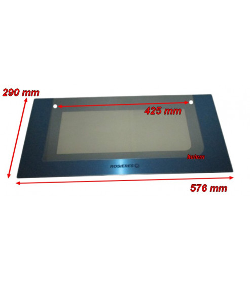 Vitre extérieure de porte four Rosières 41039406