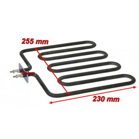 Résistance 2000W salamandre Tecnoinox 8C0222
