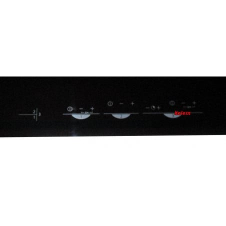Dessus verre vitrocéramique table de cuisson Brandt 74X5366